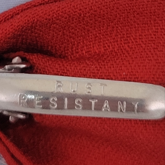 1950s BEAU Jr clip on bow tie, Rust Residant little boys vintage red,tan,brown - Picture 5 of 5